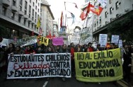 Chile student protest