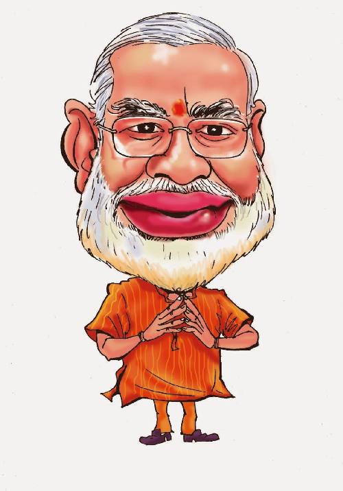 Narendra-Modi-Cartoon-Photo - आह्वानआह्वान